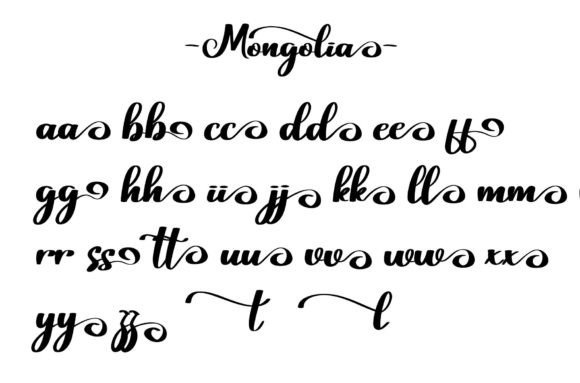 Mongolia Font Poster 6