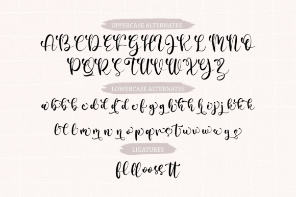 Moon Pretty Font Poster 8