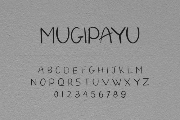 Mugipayu Font Poster 2