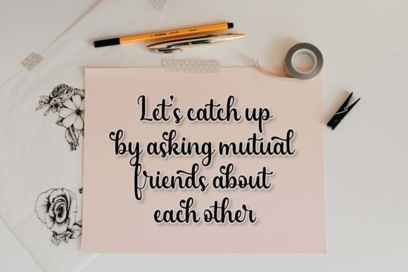 Mutual Friend Font Poster 5