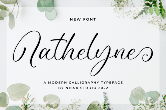 Nathelyne Font Poster 1