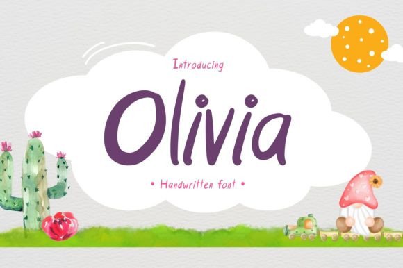 Olivia Font Poster 1