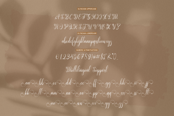 Olynchan Font Poster 8