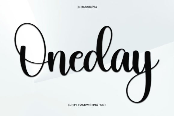 Oneday Font Poster 1