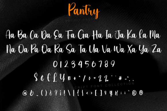 Pantry Font Poster 5