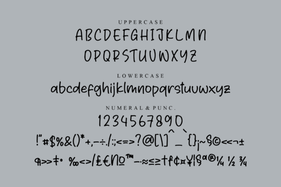 Patymora Notes Font Poster 13