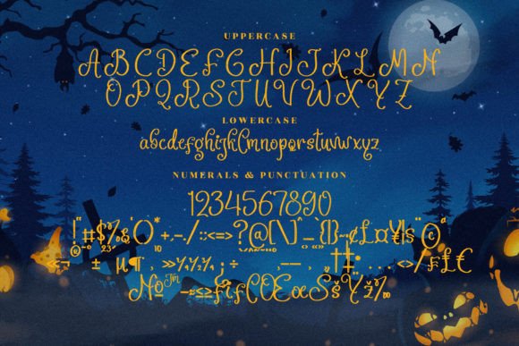 Phanthom Twilight Font Poster 13