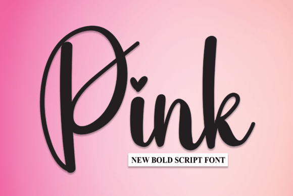 Pink Font Poster 1