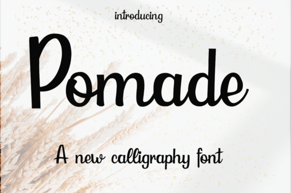 Pomade Font