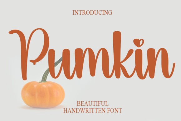 Pumkin Font Poster 1