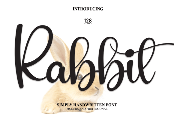 Rabbit Font Poster 1