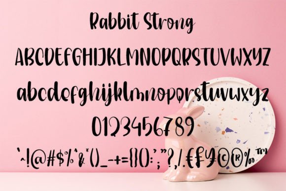 Rabbit Strong Font Poster 5