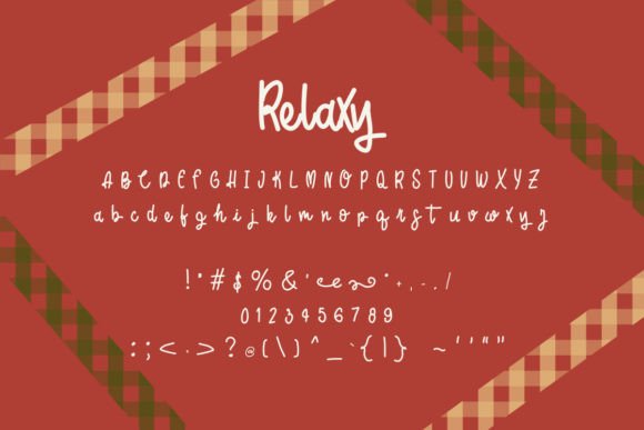 Relaxy Font Poster 2