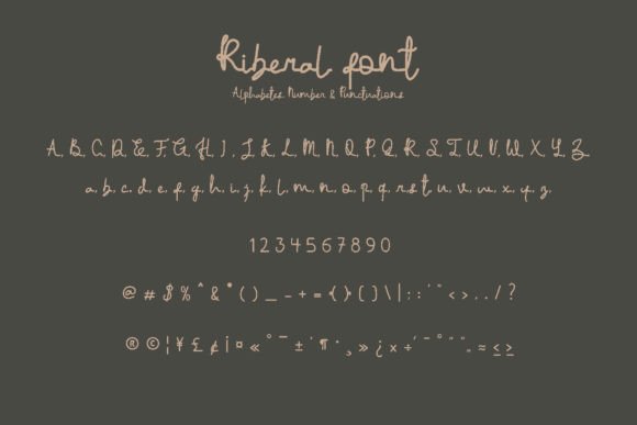 Riberal Font Poster 2