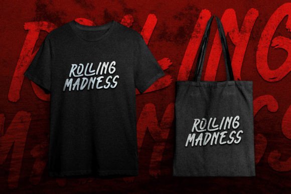 Rolling Madness Font Poster 7