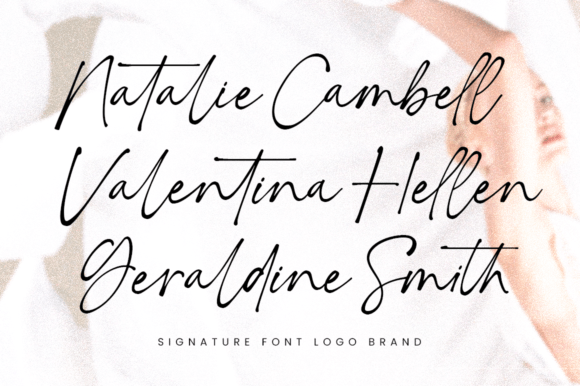 Romantic Signature Font Poster 6