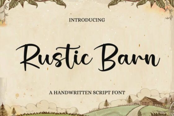 Rustic Barn Font - Font Canyon