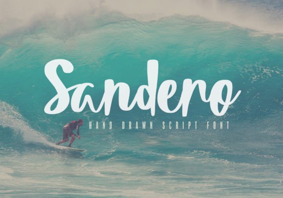 Sandero Font Poster 1