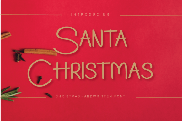 Santa Christmas Font