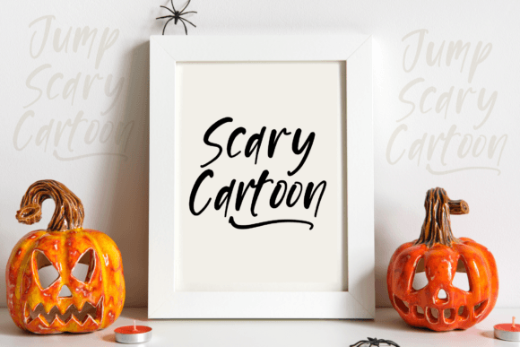 Scartoon Font Poster 11