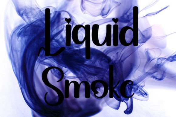 Smoke Font Poster 5