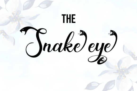 Snake Holiday Font Poster 4