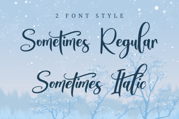 Snowtimes Font Poster 6