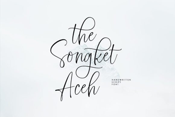 Songket Font Poster 8