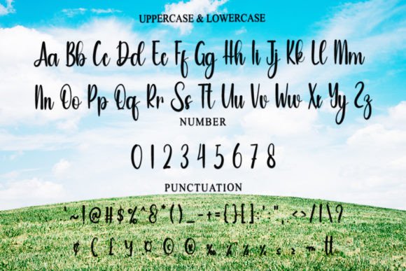 Sparkling Font Poster 4