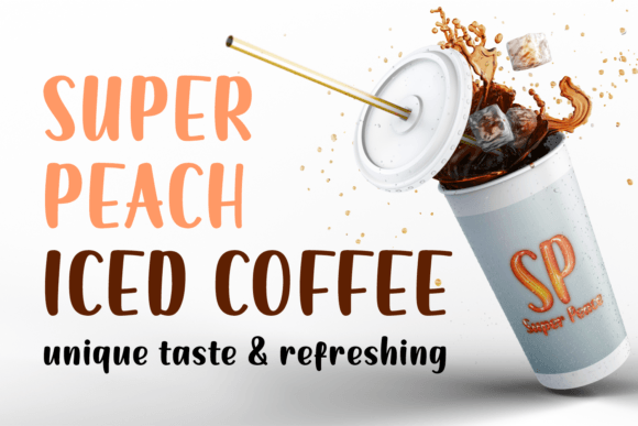 Super Peach Font Poster 2