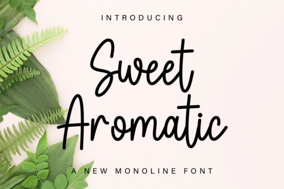 Sweet Aromatic Font Poster 1