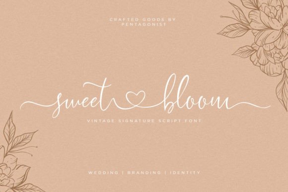 Sweet Bloom Font Poster 1