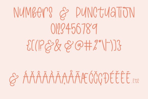 Sweet Serendipity Font Poster 10