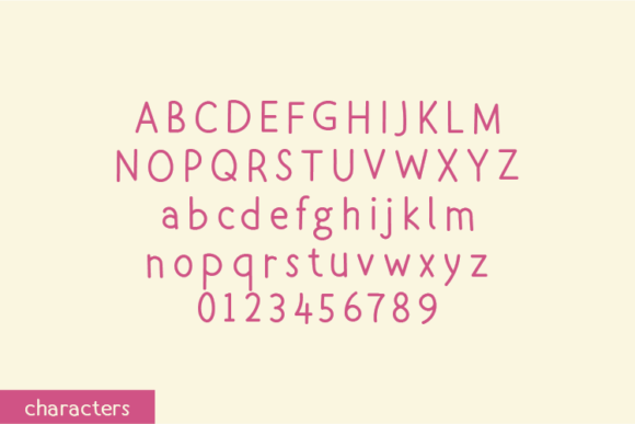 Sweetest Font Poster 2