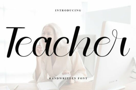 Teacher Font - Font Canyon