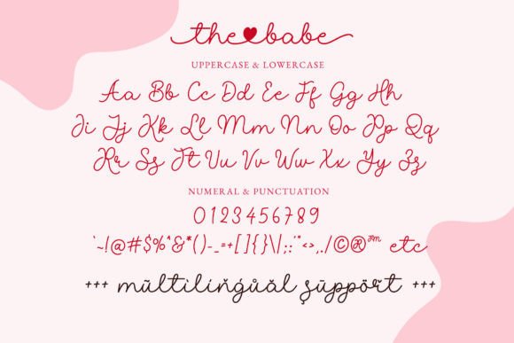 The Babe Font Poster 8