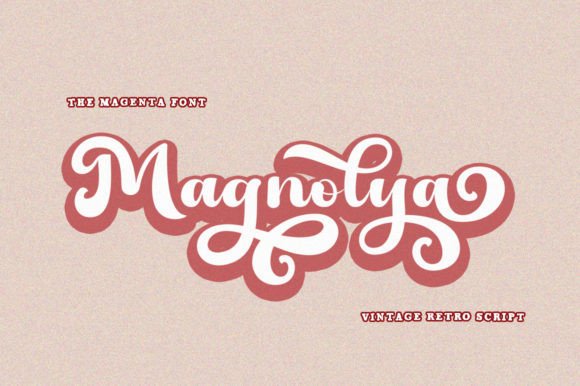 The Magenta Font Poster 3