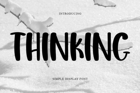 Thinking Font Poster 1