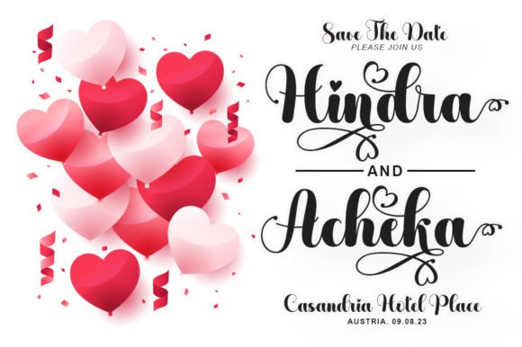 Valentines Font Poster 2