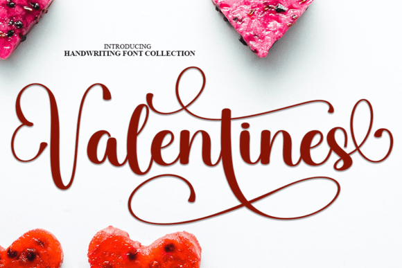 Valentines Font Poster 1