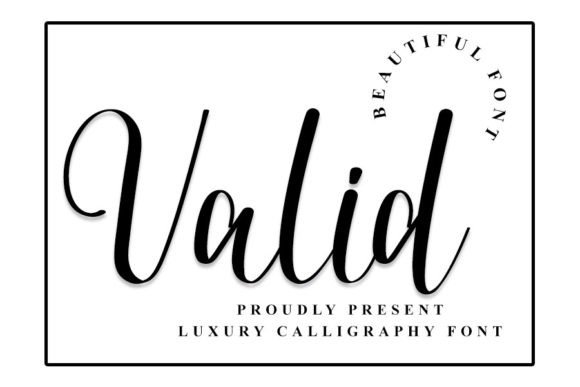 Valid Font Poster 1