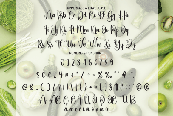 Vegan Font Poster 7