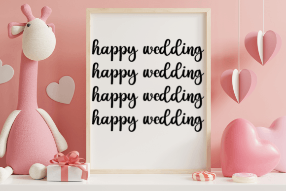 Wedding Font Poster 4
