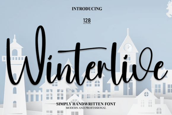 Winterlive Font Poster 1