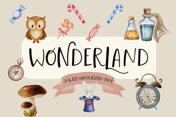 Wonderland Font Poster 1