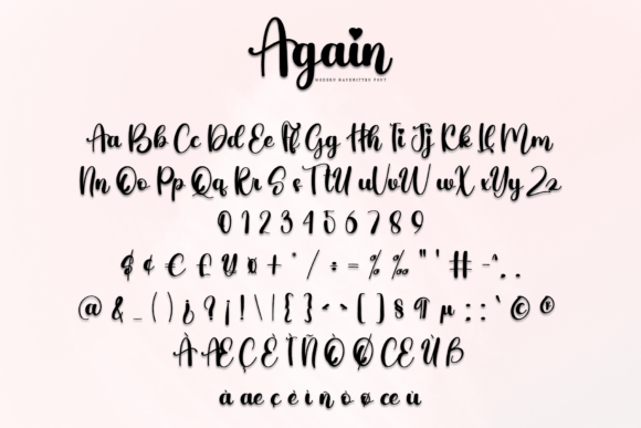 Again Font Poster 6