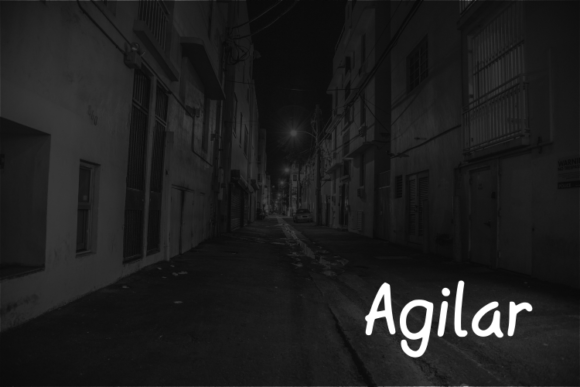 Agilar Font Poster 4