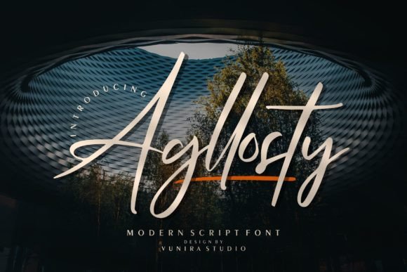 Agllosty Font