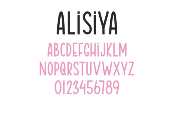 Alisiya Font Poster 7