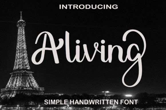 Aliving Font Poster 1